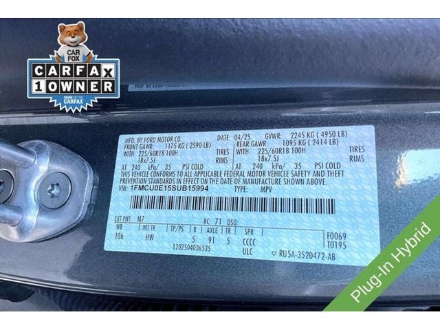 2025 Ford Escape Plug-In Hybrid Base