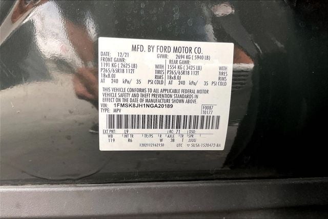 2022 Ford Explorer Timberline