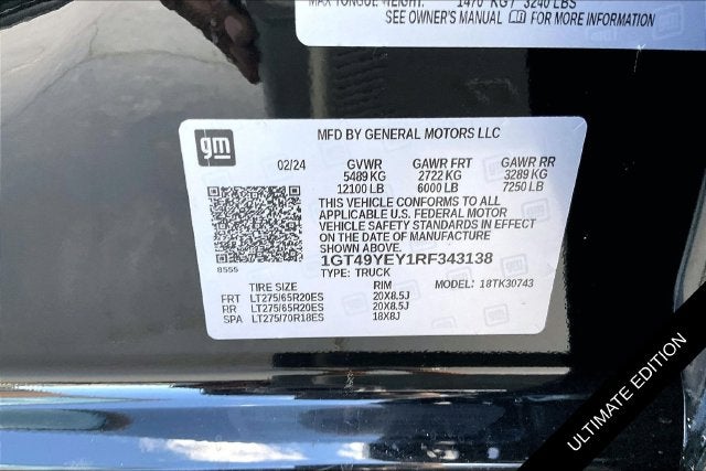 2024 GMC Sierra 3500HD Denali Ultimate