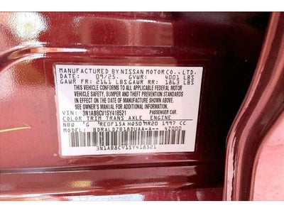 2025 Nissan Sentra SV