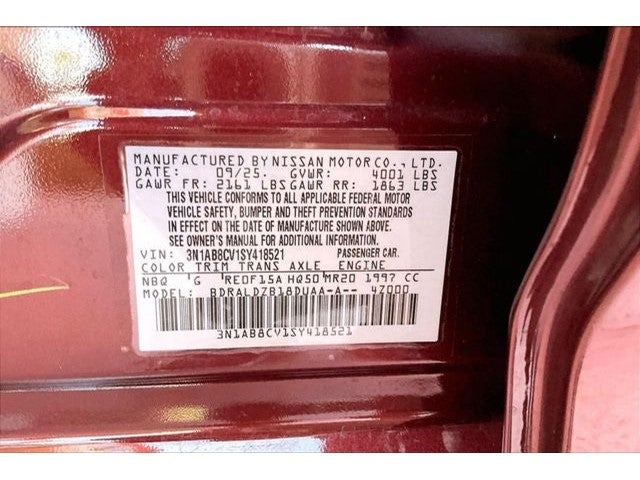 2025 Nissan Sentra SV