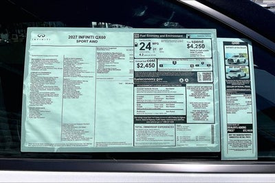 2027 INFINITI QX60 Sport AWD