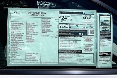 2027 INFINITI QX60 Autograph AWD