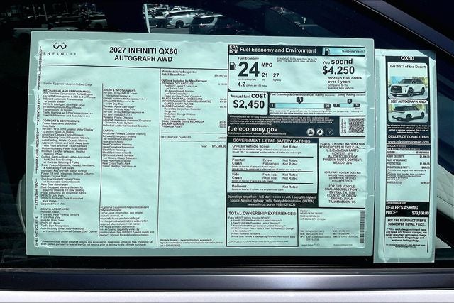 2027 INFINITI QX60 Autograph AWD