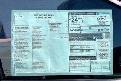 2027 INFINITI QX60 Autograph AWD