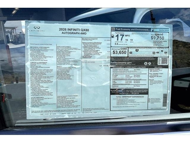 2026 INFINITI QX80 Autograph 4WD