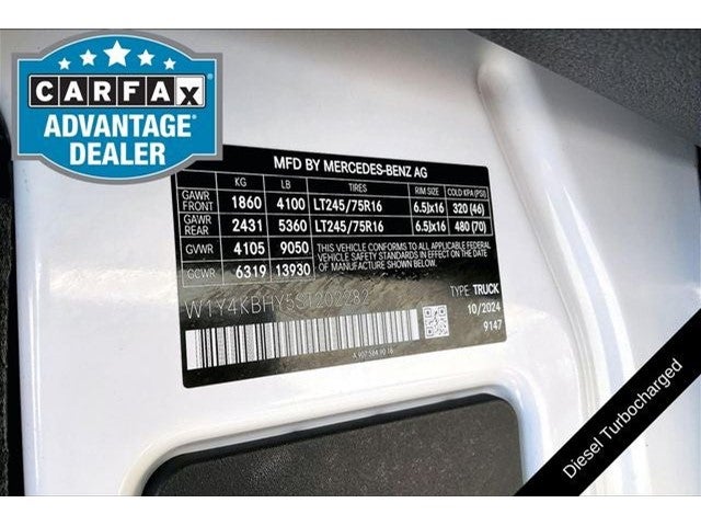 2025 Mercedes-Benz Sprinter 2500 Crew 144 WB