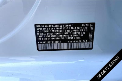 2023 Volkswagen Golf R 2.0T 20th Anniversary Edition