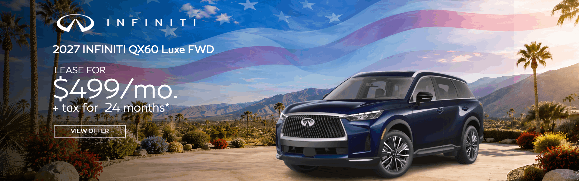 2027 QX60 - Lease for $499/mo.